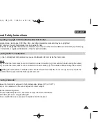 Предварительный просмотр 7 страницы Samsung VP-D461 Owner'S Instruction Book