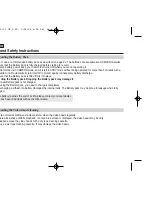 Предварительный просмотр 8 страницы Samsung VP-D461 Owner'S Instruction Book