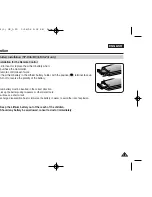 Предварительный просмотр 19 страницы Samsung VP-D461 Owner'S Instruction Book