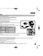 Предварительный просмотр 21 страницы Samsung VP-D461 Owner'S Instruction Book