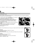 Предварительный просмотр 36 страницы Samsung VP-D461 Owner'S Instruction Book