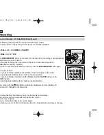 Предварительный просмотр 42 страницы Samsung VP-D461 Owner'S Instruction Book