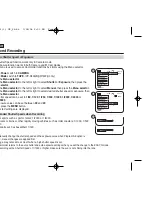 Предварительный просмотр 56 страницы Samsung VP-D461 Owner'S Instruction Book