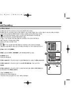 Предварительный просмотр 58 страницы Samsung VP-D461 Owner'S Instruction Book