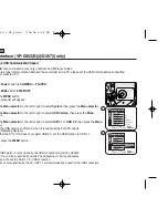 Предварительный просмотр 82 страницы Samsung VP-D461 Owner'S Instruction Book