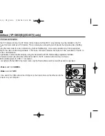 Предварительный просмотр 84 страницы Samsung VP-D461 Owner'S Instruction Book