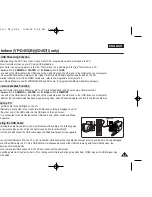 Предварительный просмотр 85 страницы Samsung VP-D461 Owner'S Instruction Book