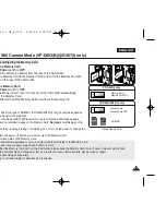 Предварительный просмотр 87 страницы Samsung VP-D461 Owner'S Instruction Book