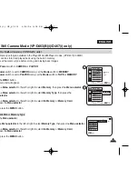 Предварительный просмотр 89 страницы Samsung VP-D461 Owner'S Instruction Book