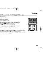 Предварительный просмотр 95 страницы Samsung VP-D461 Owner'S Instruction Book