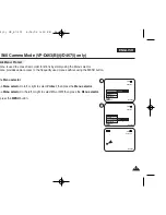 Предварительный просмотр 97 страницы Samsung VP-D461 Owner'S Instruction Book