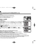 Предварительный просмотр 102 страницы Samsung VP-D461 Owner'S Instruction Book