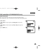 Предварительный просмотр 103 страницы Samsung VP-D461 Owner'S Instruction Book