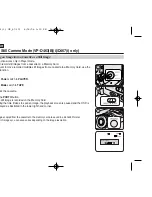 Предварительный просмотр 104 страницы Samsung VP-D461 Owner'S Instruction Book