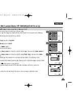 Предварительный просмотр 105 страницы Samsung VP-D461 Owner'S Instruction Book