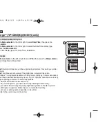 Предварительный просмотр 110 страницы Samsung VP-D461 Owner'S Instruction Book