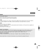 Предварительный просмотр 113 страницы Samsung VP-D461 Owner'S Instruction Book