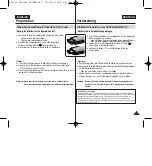 Preview for 19 page of Samsung VP-D461B Owner'S Instruction Book