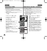 Предварительный просмотр 32 страницы Samsung VP-D461B Owner'S Instruction Book