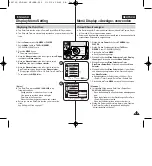 Предварительный просмотр 33 страницы Samsung VP-D461B Owner'S Instruction Book