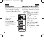 Preview for 34 page of Samsung VP-D461B Owner'S Instruction Book