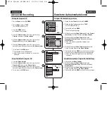 Preview for 63 page of Samsung VP-D461B Owner'S Instruction Book