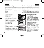 Preview for 66 page of Samsung VP-D461B Owner'S Instruction Book