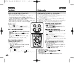 Preview for 72 page of Samsung VP-D461B Owner'S Instruction Book