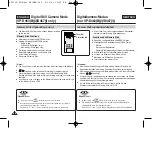 Preview for 86 page of Samsung VP-D461B Owner'S Instruction Book