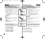 Preview for 88 page of Samsung VP-D461B Owner'S Instruction Book