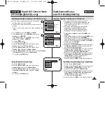 Preview for 89 page of Samsung VP-D461B Owner'S Instruction Book