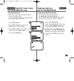 Preview for 97 page of Samsung VP-D461B Owner'S Instruction Book