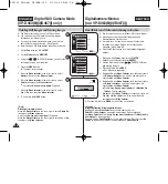 Preview for 98 page of Samsung VP-D461B Owner'S Instruction Book