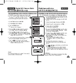 Preview for 105 page of Samsung VP-D461B Owner'S Instruction Book