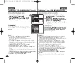 Preview for 110 page of Samsung VP-D461B Owner'S Instruction Book