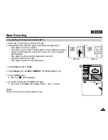 Предварительный просмотр 47 страницы Samsung VP-D651 Owner'S Instruction Book