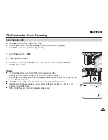 Preview for 49 page of Samsung VP-D6550 Owner'S Instruction Book