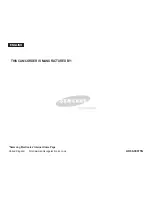 Preview for 160 page of Samsung VP-D6550 Owner'S Instruction Book