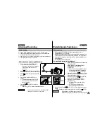 Предварительный просмотр 57 страницы Samsung VP-D70 Owner'S Instruction Book