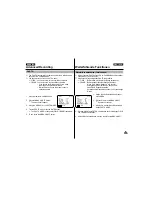 Предварительный просмотр 59 страницы Samsung VP-D70 Owner'S Instruction Book