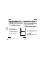 Preview for 84 page of Samsung VP-D70 Owner'S Instruction Book