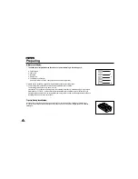 Предварительный просмотр 24 страницы Samsung VP-D73 Owner'S Instruction Book