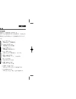 Preview for 48 page of Samsung VP-D85 Owner'S Instruction Book