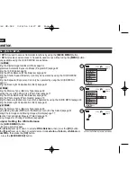 Preview for 20 page of Samsung VP-D963 Owner'S Instruction Manual