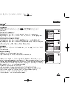 Preview for 87 page of Samsung VP-D963 Owner'S Instruction Manual