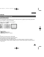 Preview for 97 page of Samsung VP-D963 Owner'S Instruction Manual