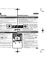 Preview for 39 page of Samsung VP-D963i Owner'S Instruction Book