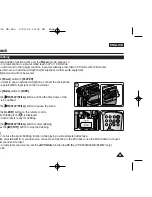 Предварительный просмотр 61 страницы Samsung VP-D965Wi Owner'S Instruction Manual