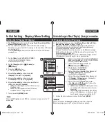 Preview for 38 page of Samsung VP DC 171 i Owner'S Instruction Book