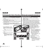 Preview for 46 page of Samsung VP DC 171 i Owner'S Instruction Book